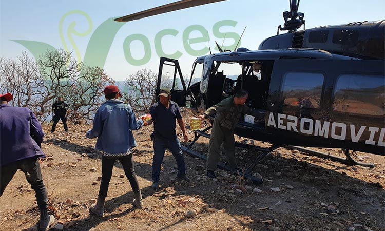 Supervisa secretario de Seguridad operativo en de Las Conchitas en San Miguel Totolapan