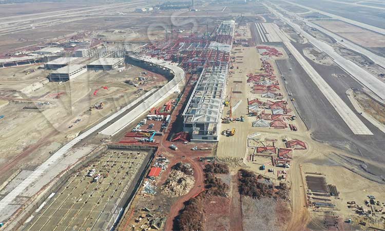 Hay avance de 60% en la construcción del Aeropuerto Internacional Felipe Ángeles