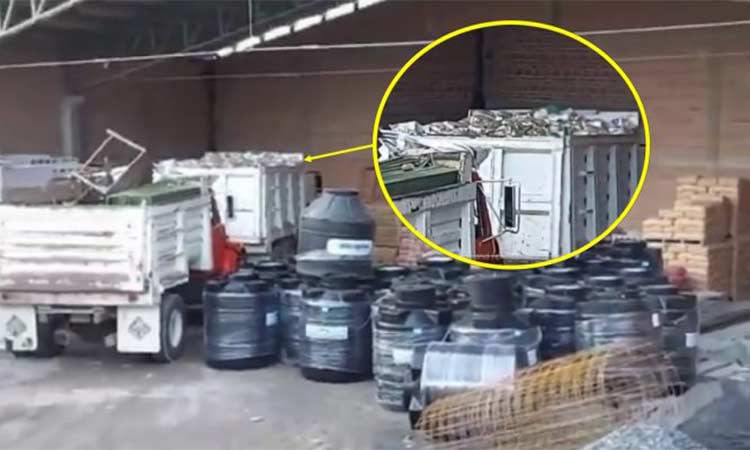 Hallan bodega con despensas y materiales de construcción en San Luis Potosí, se la atribuyen al PRI