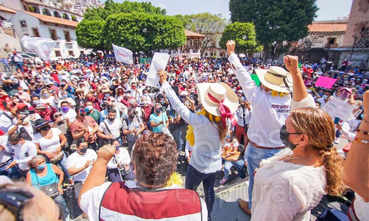 Afirma Evelyn Salgado en Taxco que arrasará en las elecciones de junio