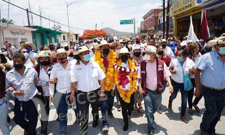 La Cuarta Transformación va, destaca Evelyn Salgado en Teloloapan