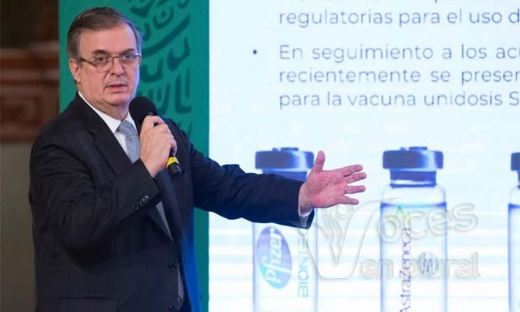 Harán ensayos clínicos de fase tres de nueva vacuna de China en México, anuncia Ebrard
