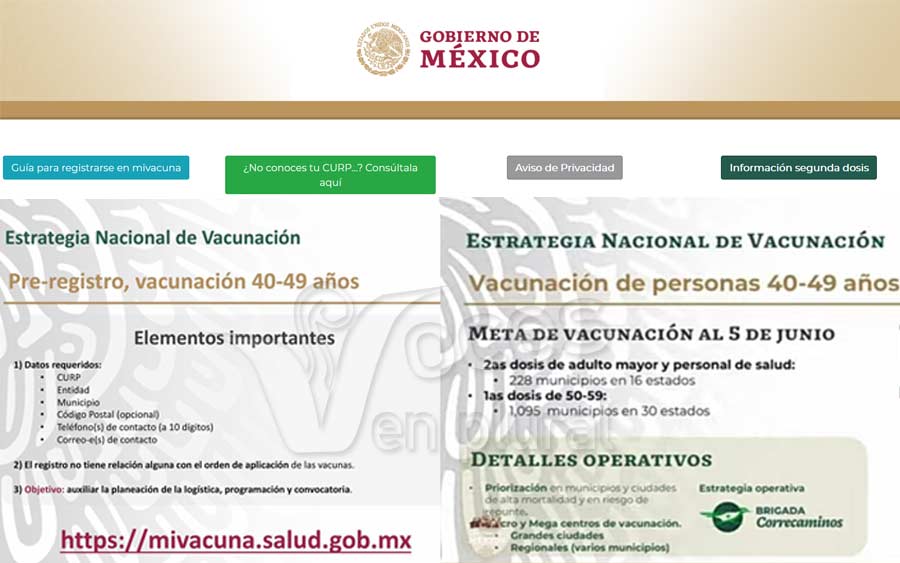 En la primera semana de junio comenzará la vacunación para personas de 40 a 49 años: Salud