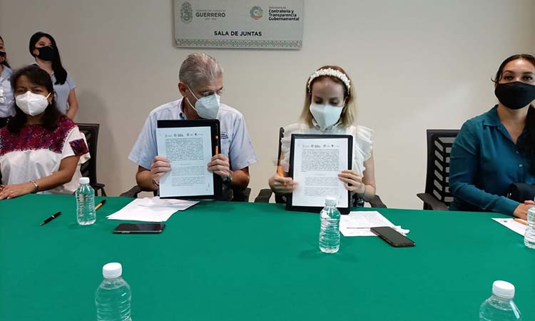 Firman la Semujer y Contraloría del Estado convenio para vigilar los programas para mujeres