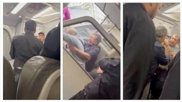 En Jalisco, un hombre que alteró el orden al interior de un avión que viajaba rumbo a Tijuana fue detenido